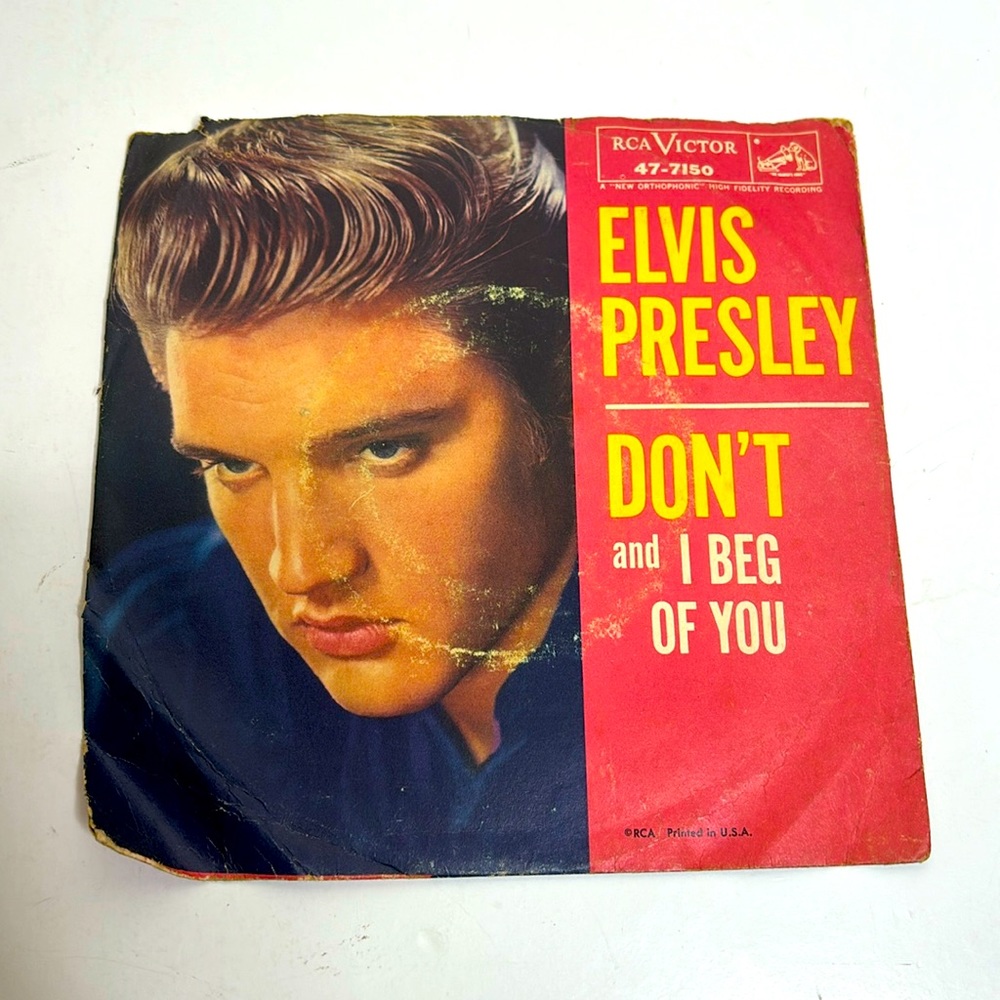 Record | RCA Victor | Elvis Presley DON’T And I Beg Of You | 47-7150 Orthophonic